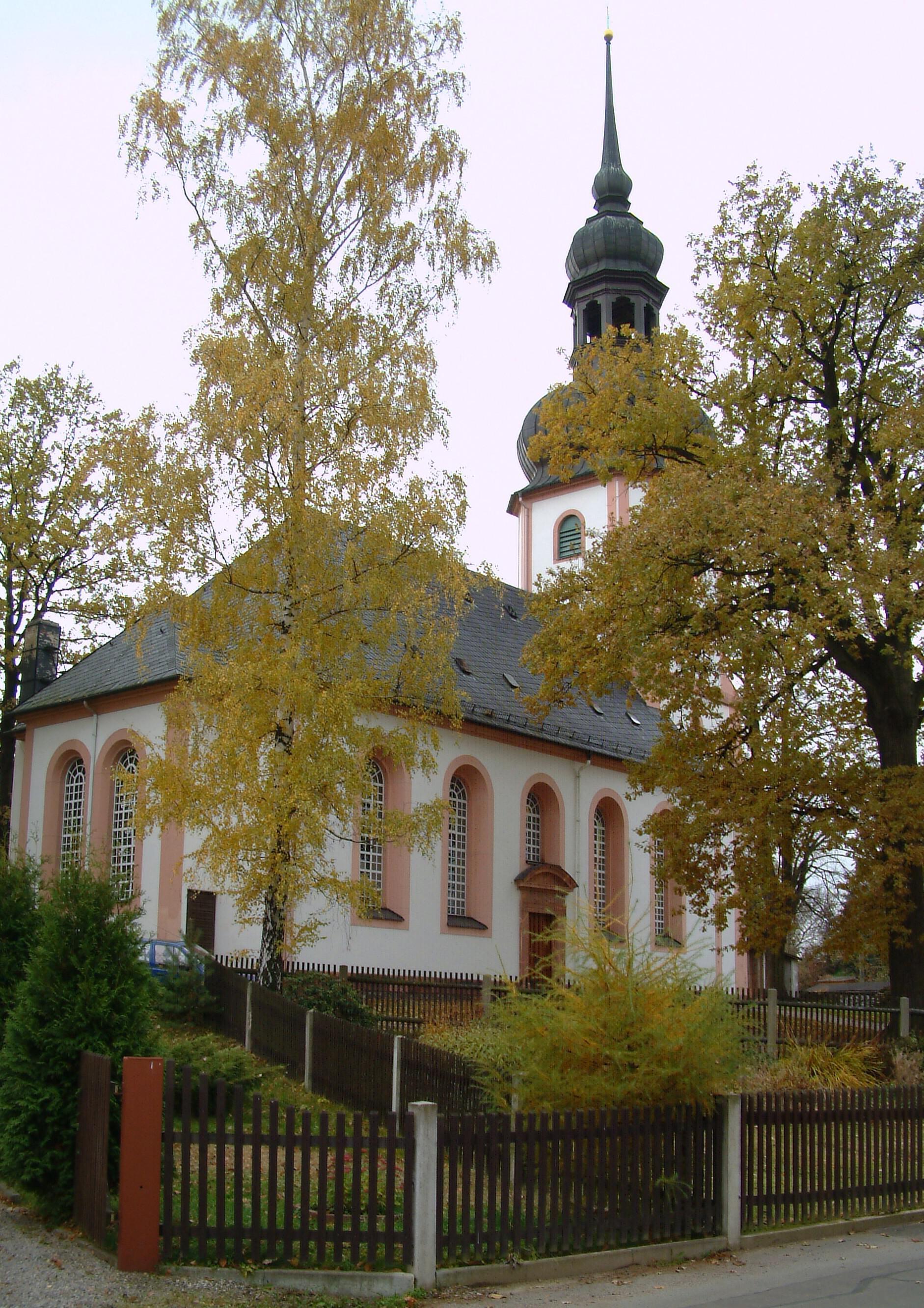 Johanniskirche Rußdorf von außen