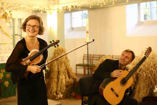 Das Duo Fortunato: Konzert in Rußdorf 2018 FOTO-INHALT