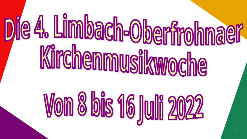 Kirchenmusikwoche